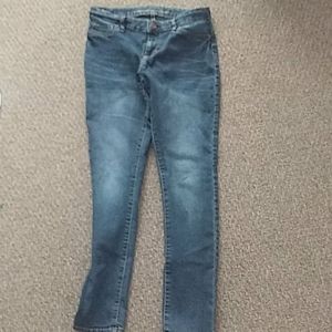 Dark Washed Skinny Jeans/ American Eagle